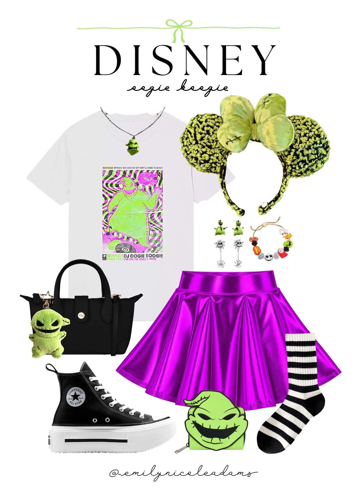 Disney Oogie Boogie Halloween Outfit Inspo💜💚 disney Halloween, disney outfit, disney ootd, disney girl, disney Halloween outfit, disney style, disney must haves, mickeys not so scary Halloween, nightmare before Christmas

#LTKgrwm #LTKSaleAlert #LTKvlog