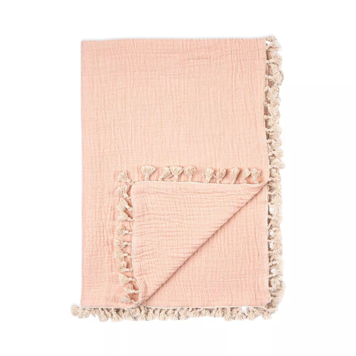 Crane Baby 6-Layer Muslin Baby Blanket with Tassel Edge | Target