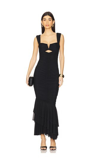 Michael Costello x REVOLVE Hilary Gown in Black. - size XS | Revolve Clothing (Global)