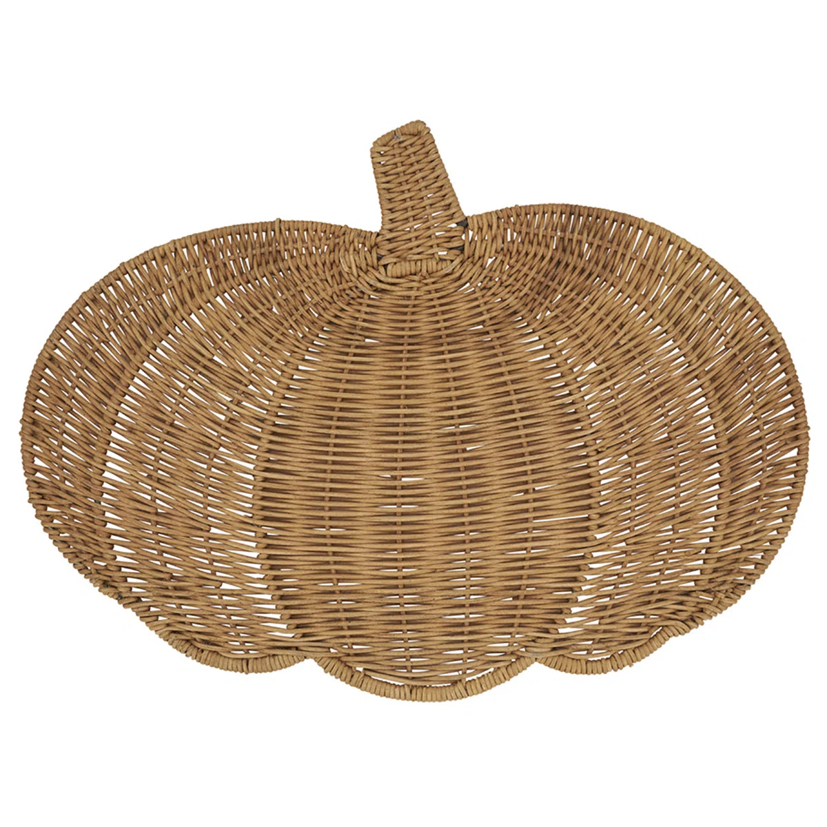 Rustic Harvest Pumpkin Rattan Woven Placemat 13" W X 17" L, 1-piece | Wayfair North America