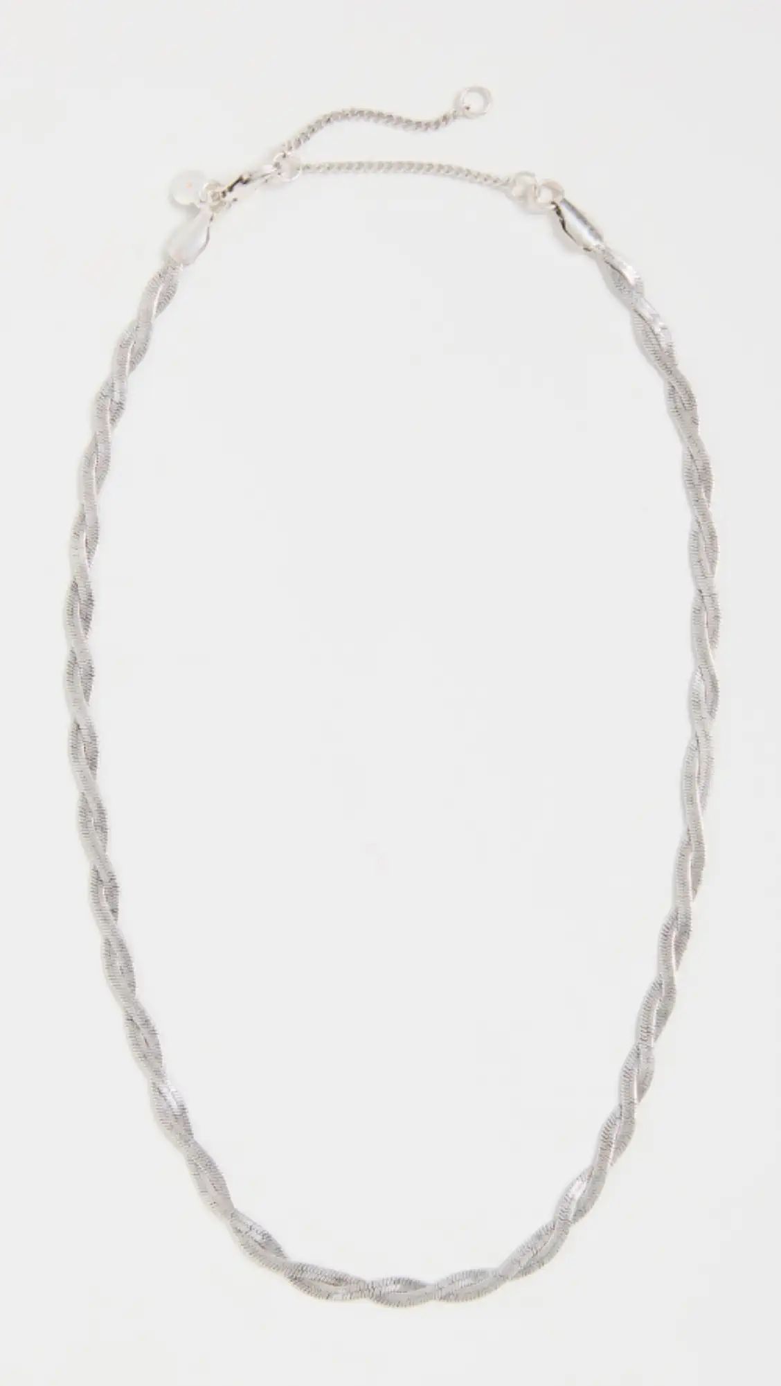 Braided Herringbone Necklace | Shopbop