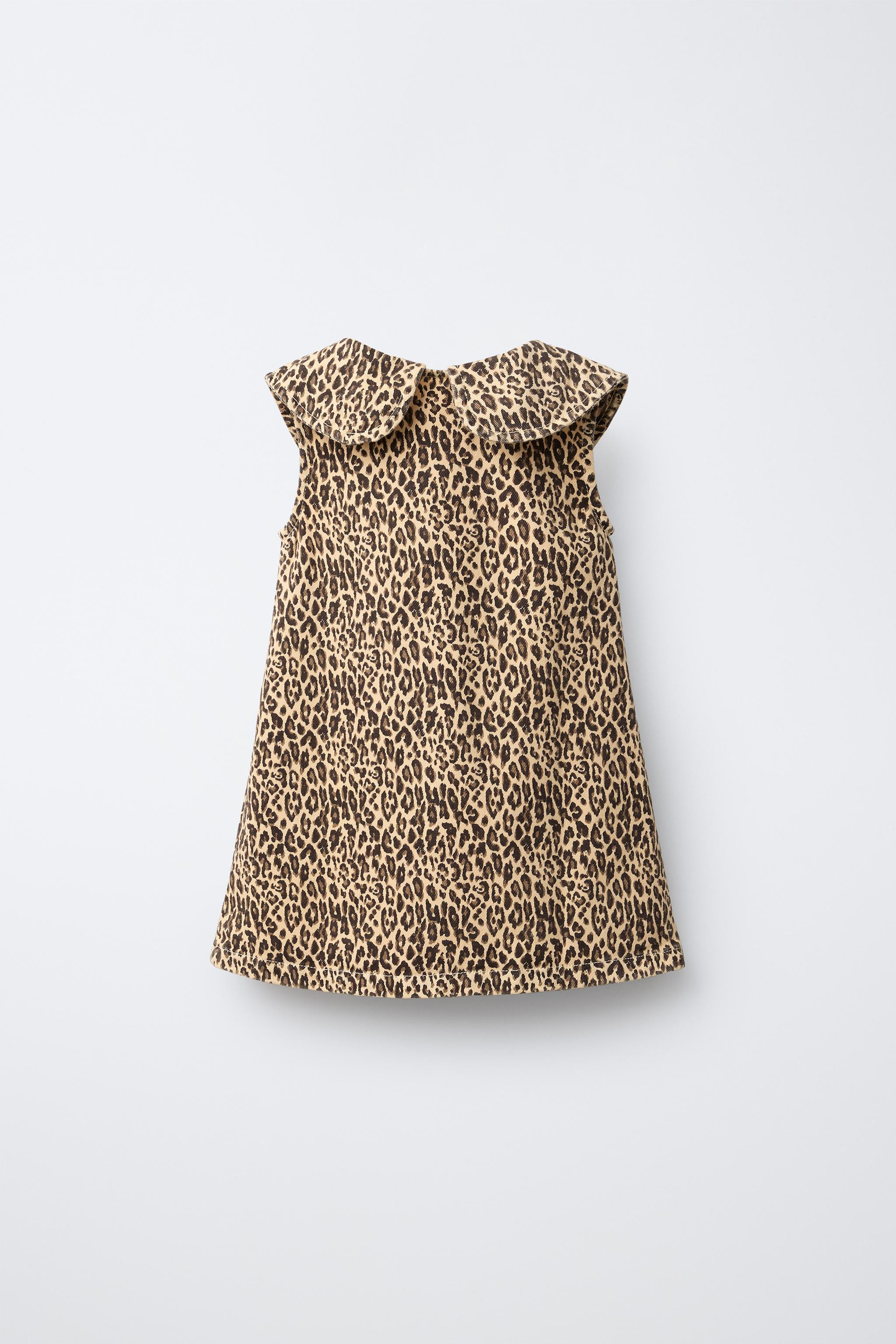ANIMAL PRINT TWILL DRESS | Zara US