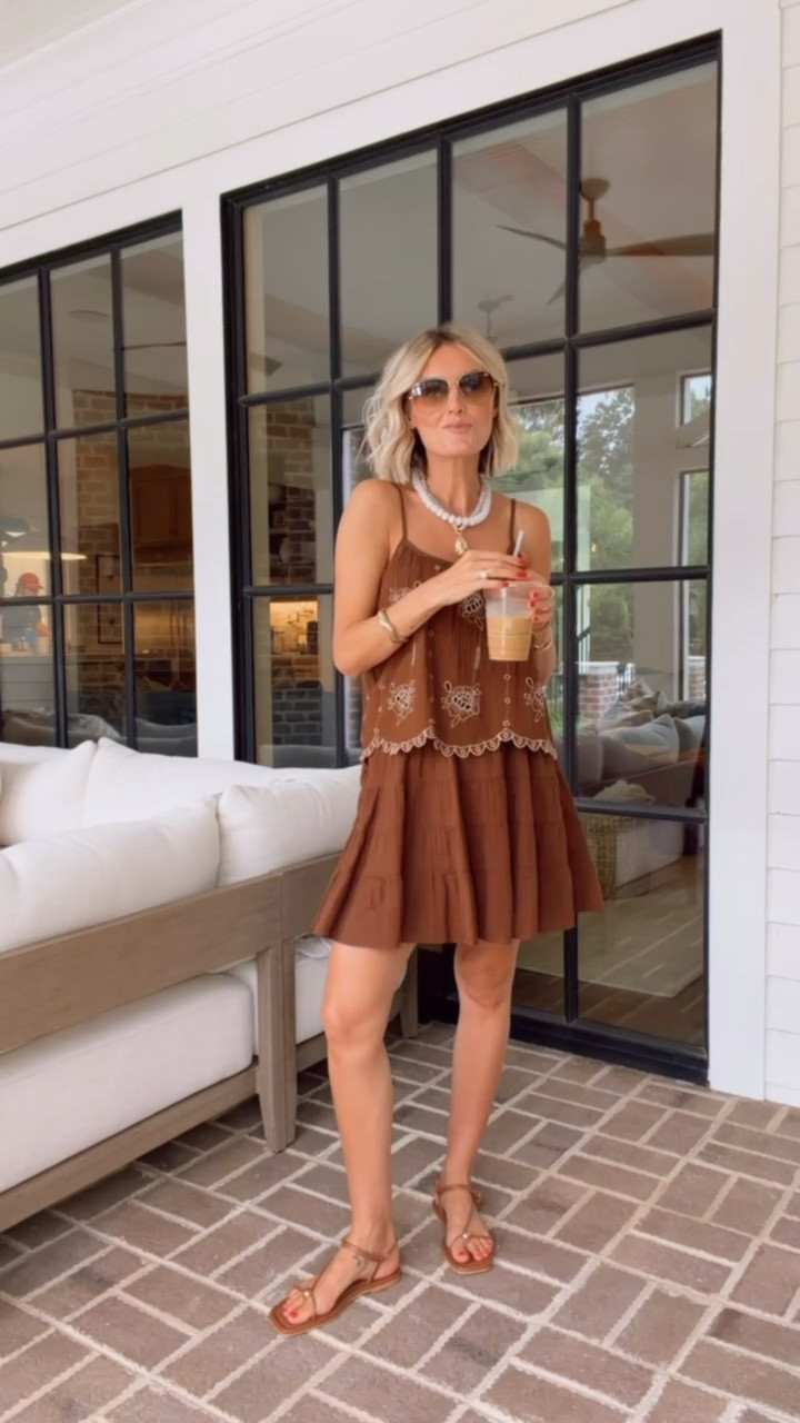 Another matching set I’m loving! I am loving how the color brown has been trending so much the last year! Wearing XS! This top also looks cute paired with white denim!

Loverly Grey, Target, matching set, summer outfit, affordable looks

#LTKootd #LTKSeasonal