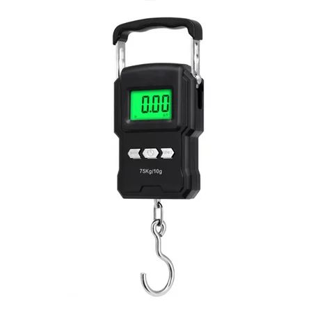 Mini Crane Scale Portable 165lb/75kg Heavy Duty Digital Hanging Scales LCD Display with Backlight fo | Walmart (US)