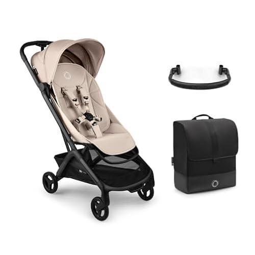 Bugaboo Butterfly 2 Travel Stroller Bundle – Ultra-Compact Stroller (Desert Taupe) + Transport Bag + Safety Bar – Airplane-Friendly, Lightweight & Travel-Ready | Amazon (US)