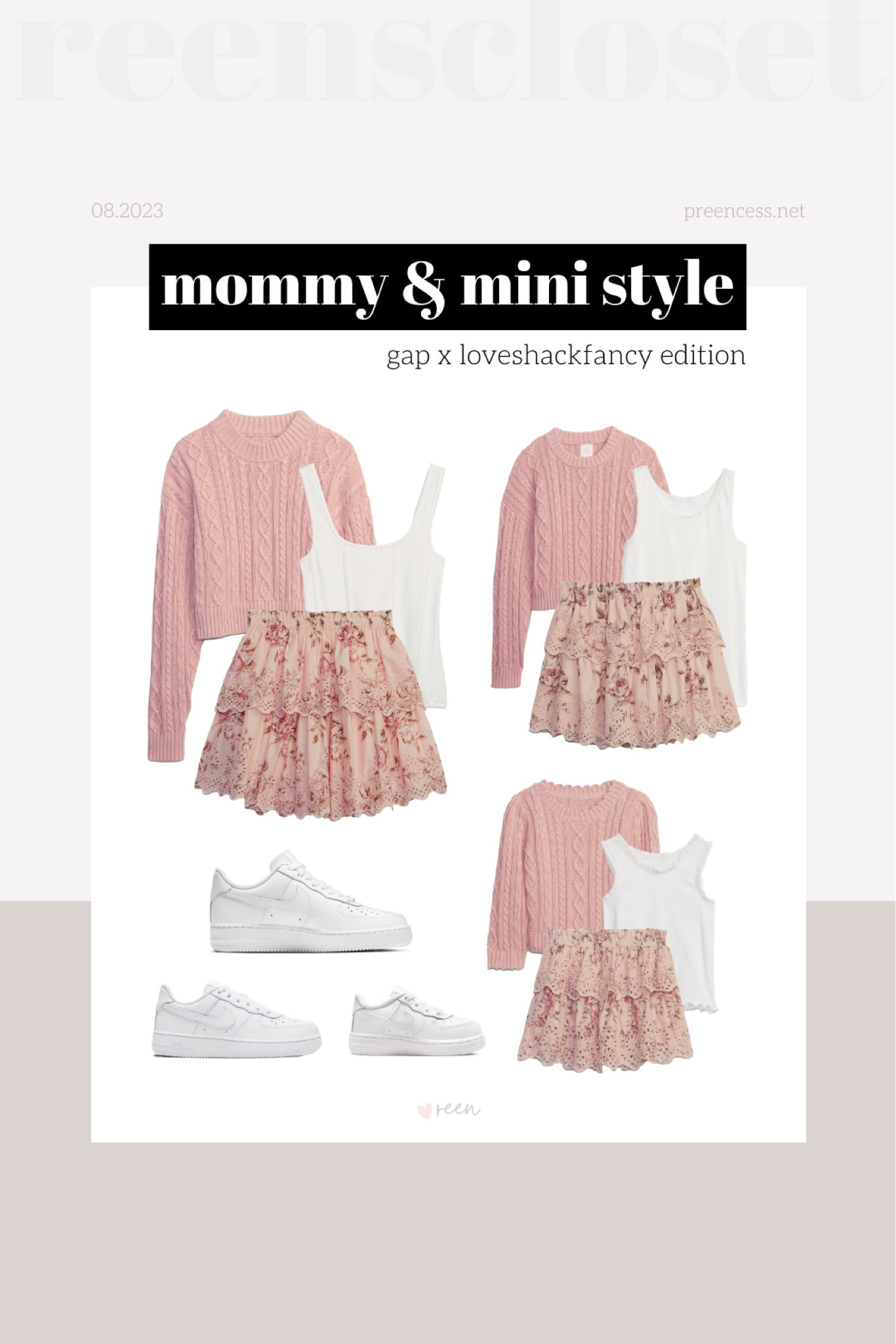 The GAP × LoveShackFancy collab is a girly girl’s dream! 🌷

Last but not least, here are some matching outfits with the pink floral skirt and the cable knit sweaters from the collection. Would be so cute to wear the whole outfit with white sneakers or pair the skirt with a white top for the rest of summer! These separate pieces are pretty versatile and would be a great addition to your wardrobe if this style is right up your alley.

Like the other items from this collab which I’ve shared in previous posts, sizes are going fast so if you have your eye on something, I’d suggest getting it ASAP. Happy shopping! 🤍

#LTKfamily #LTKkids #LTKbaby