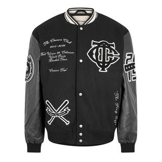 THE COUTURE CLUB Men's Varsity Jacket - Black | Flannels UK