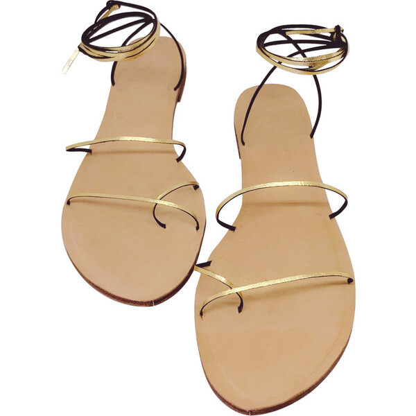 Women's Kintsugi Sandal, Gold | Maisonette