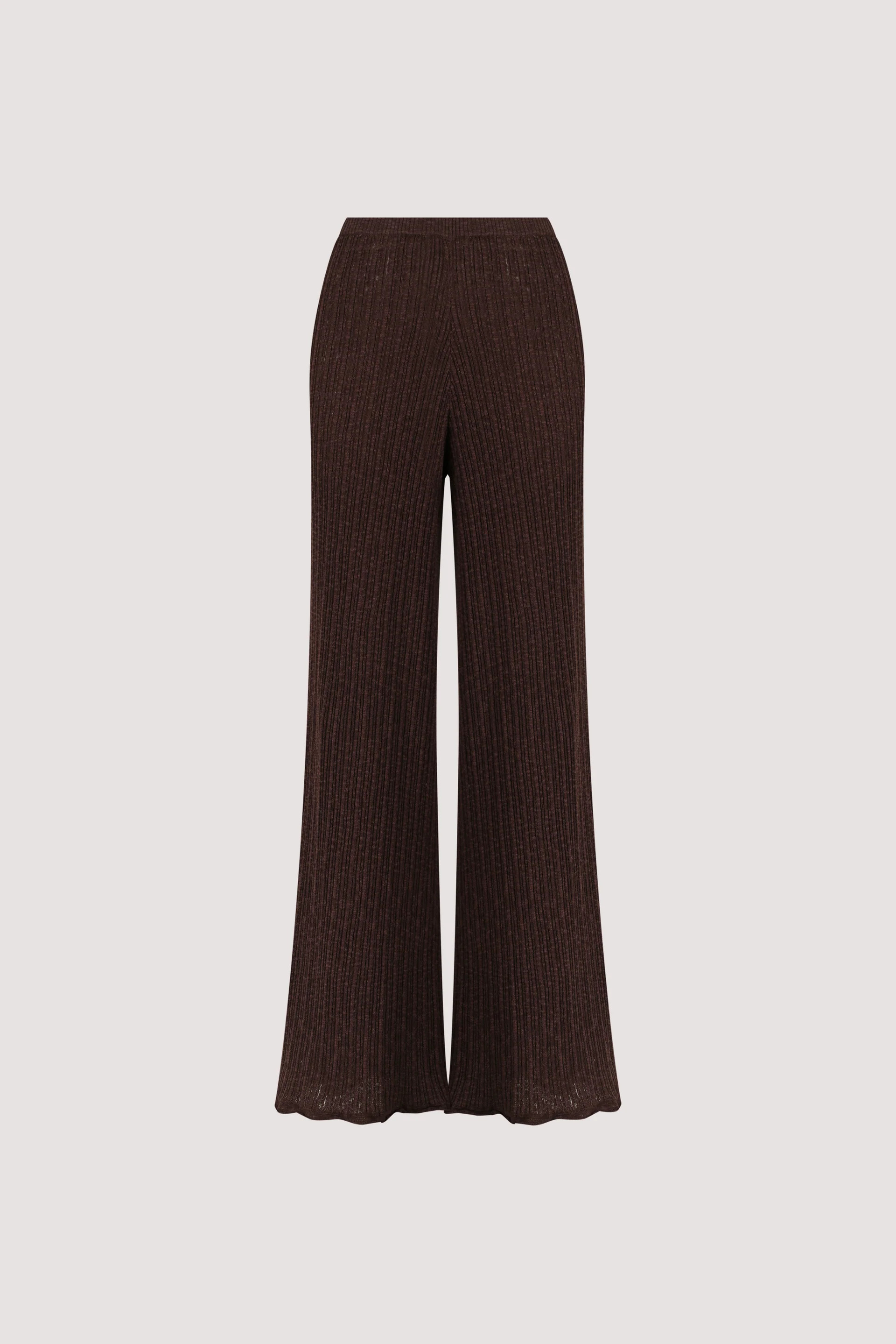 MAX CHOC WIDE LEG KNIT PANT | DISSH