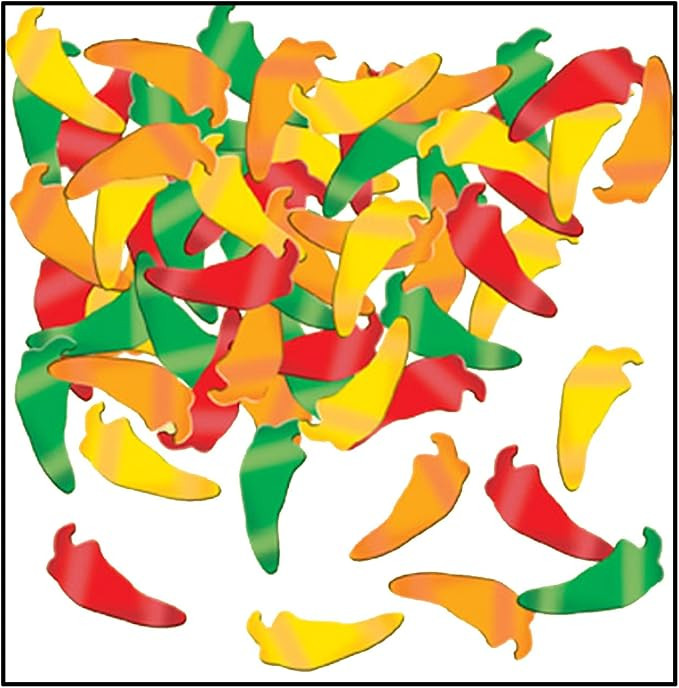 Fanci-Fetti Chili Peppers (GD/G/O/R) Party Accessory  (1 count) (1 Oz/Pkg) | Amazon (US)