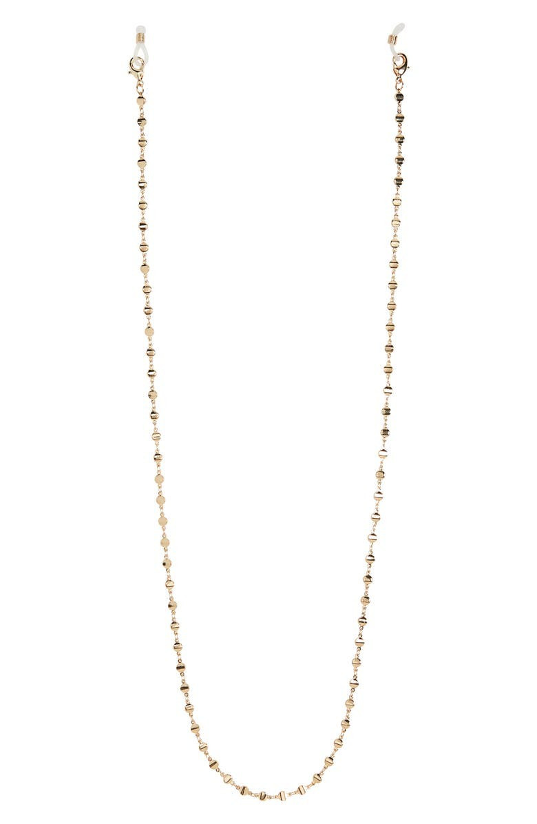 Halogen® Metal Disc Adult Face Mask Chain | Nordstrom