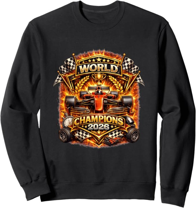 Race Car Racing Champions 2026 Vintage Style Graphic Design Sweatshirt | Amazon (US)