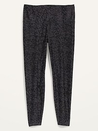 Extra High-Waisted Powersoft Light Compression Hidden-Pocket Plus-Size Leggings | Old Navy (US)