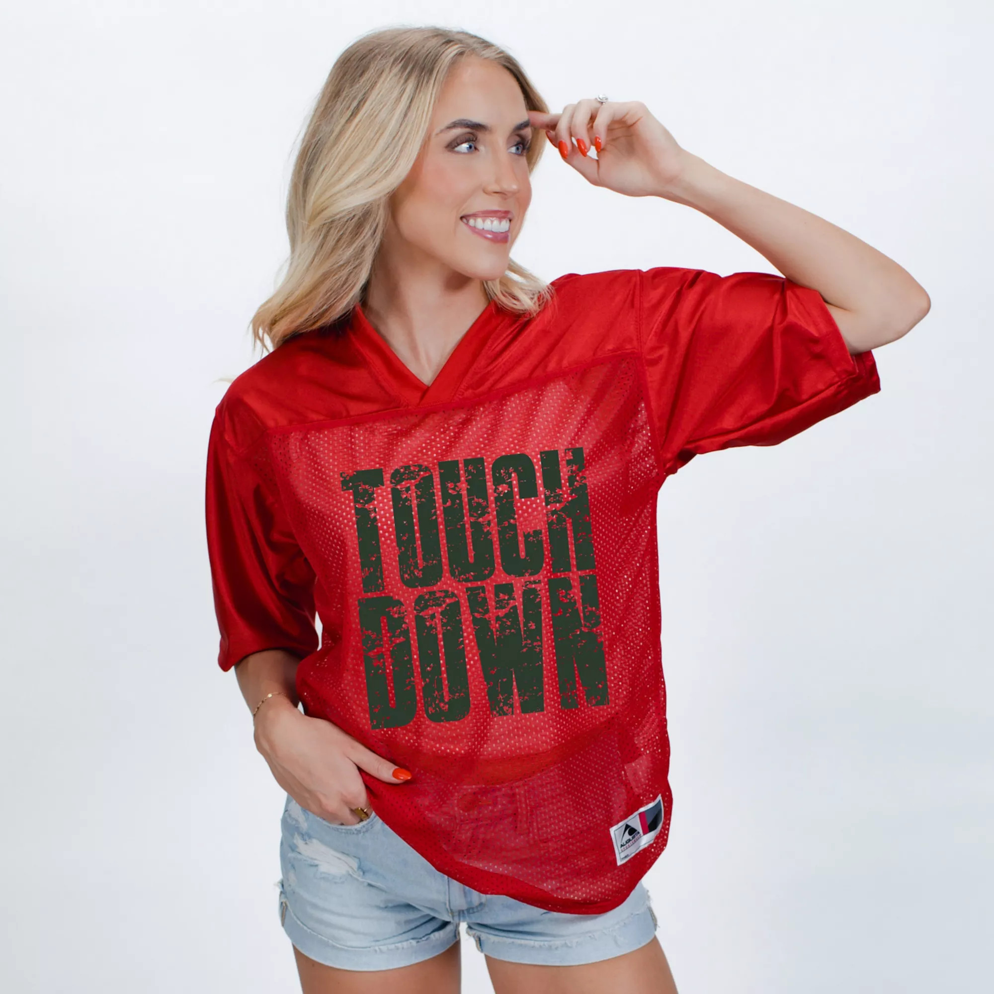Touch Down Block Distressed - Football Jersey | Kohl's
