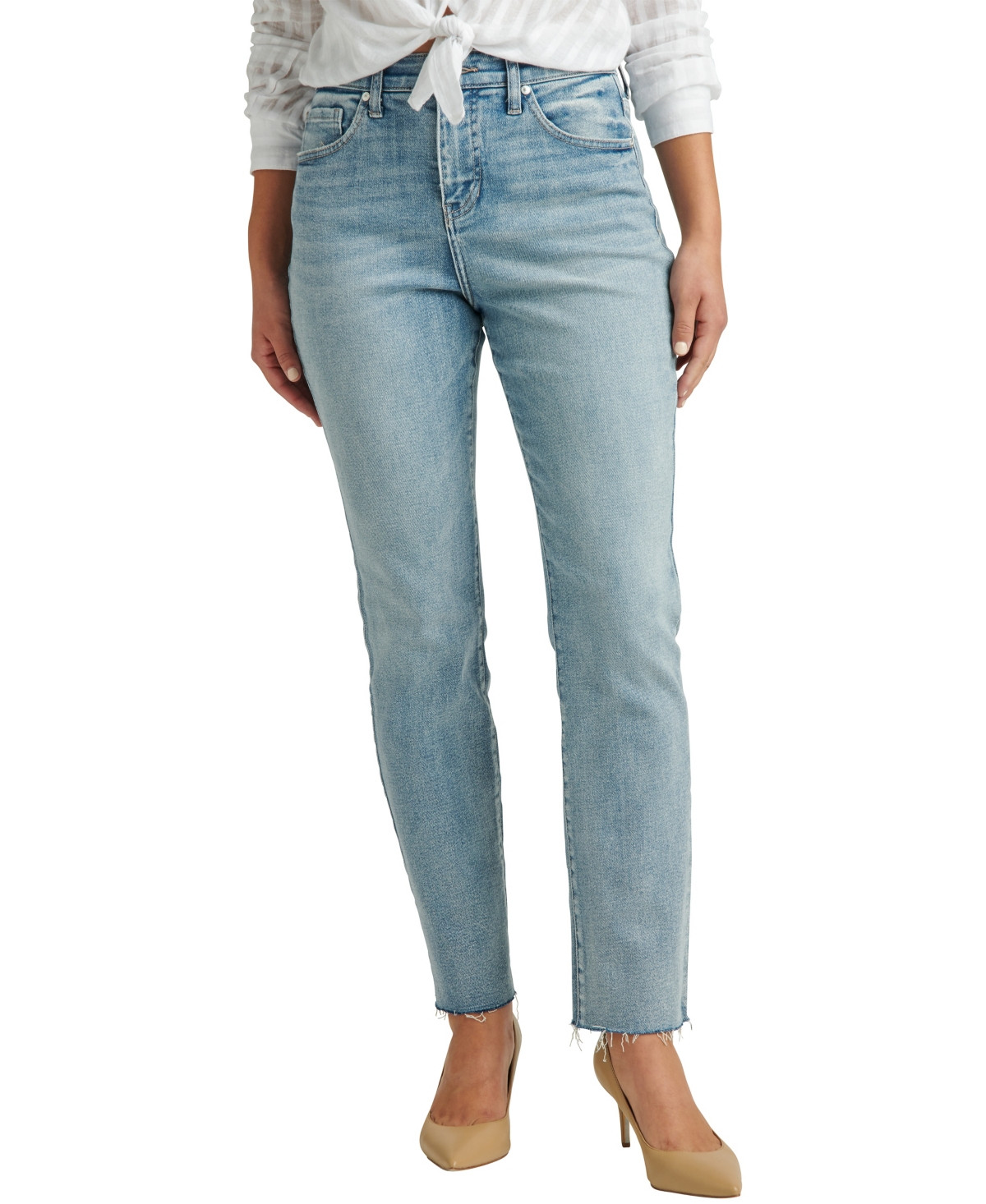 Women's Stella High Rise Straight Leg Jeans | Macys (US)