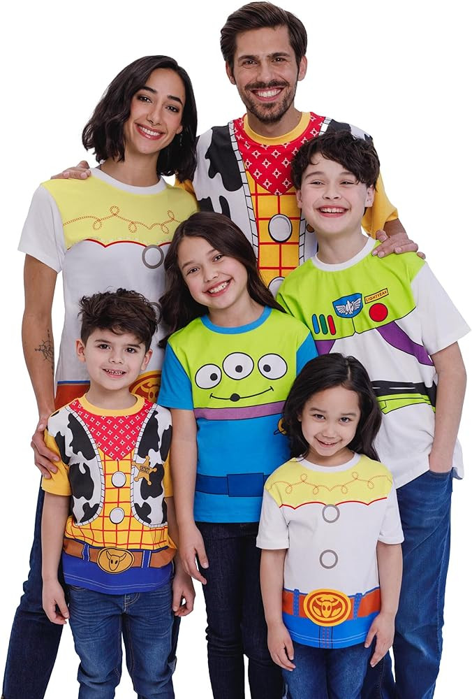 Disney Pixar Toy Story Woody Buzz Lightyear Alien Matching Family Cosplay T-Shirt Infant to Adult | Amazon (US)