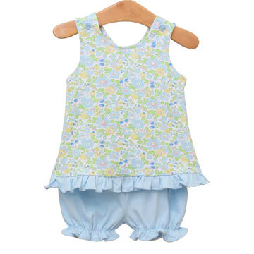 BLOOMING FLORAL SWING BACK BLOOMER SET | Simply Carolina