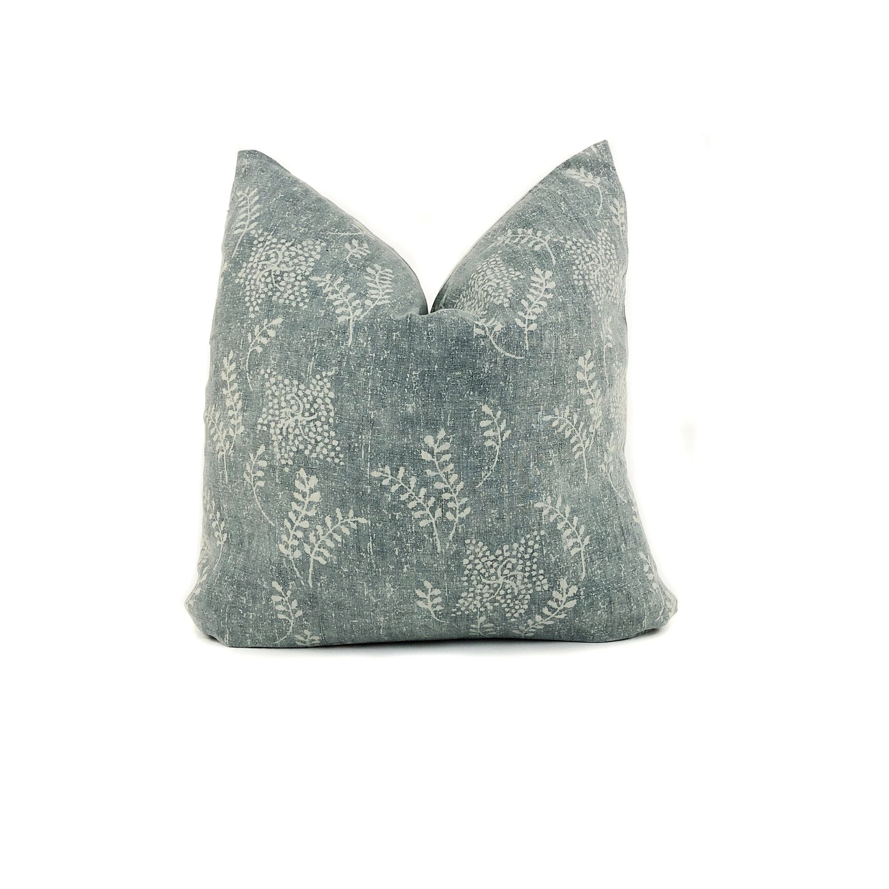 Vintage Green Floral Designer Pillow Cover , Throw Pillows Pillow Covers | Etsy (US)