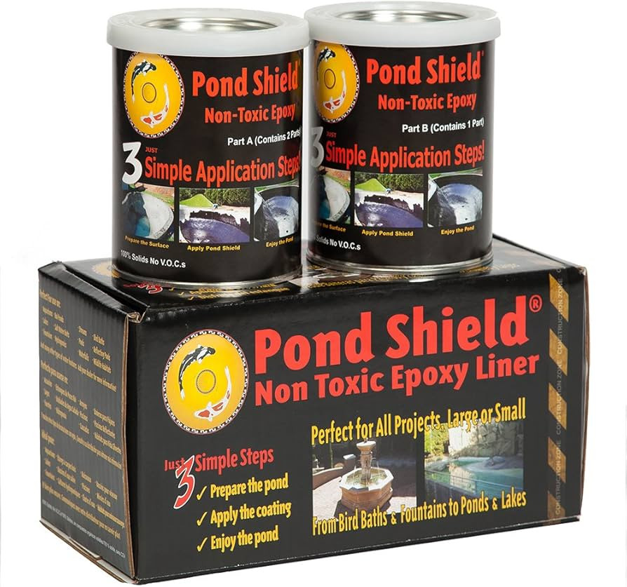 Pond Armor SKU-SKYBLUE-QT-R Non-Toxic Pond Shield Epoxy Paint, 1.5-Quart, Sky Blue | Amazon (US)