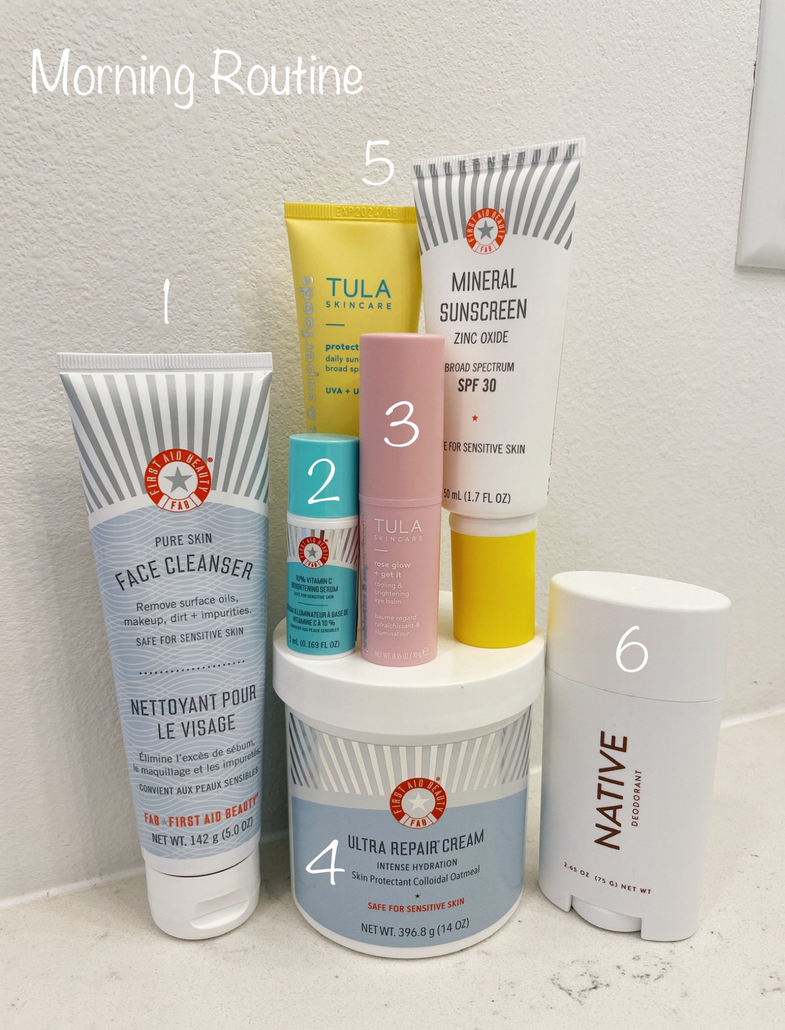 Morning routine with first aid beauty, tula, & native #skincare #beauty #morningroutine

#LTKbeauty #LTKU #LTKGiftGuide