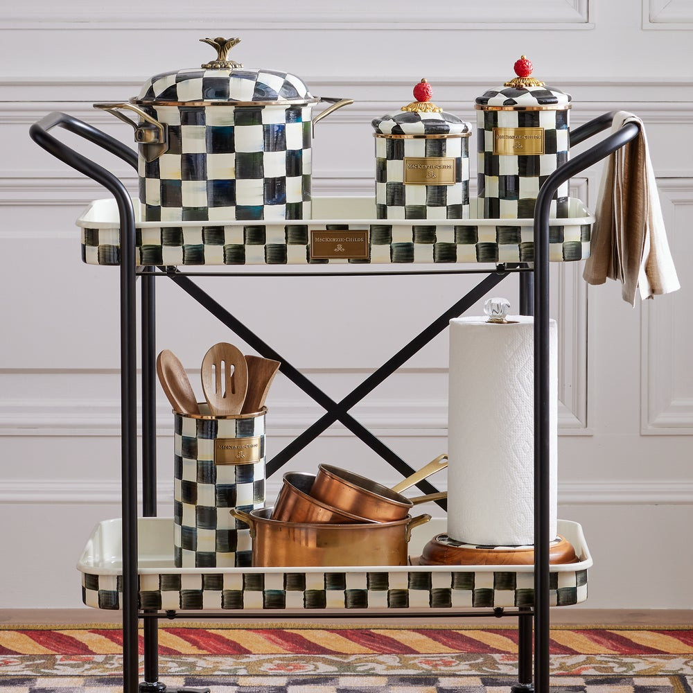 Check Enamelware Utensil Holder | MacKenzie-Childs