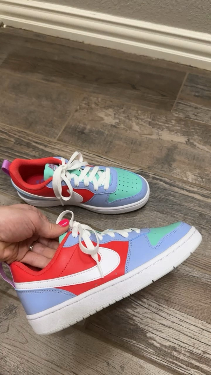 Obsessed with this shoe find! And on sale too 
Nike Court Borough Low Recraft
This is big kid size 4Y (I could probably even size down to a 3.5…I’m a 5-6 in women) Larger sizes available too 
Other color options available too 

#LTKkids #LTKshoecrush #LTKsalealert