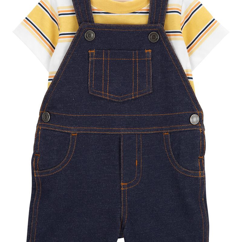 Baby 2-Piece Tee & Shortalls Set | Carter's