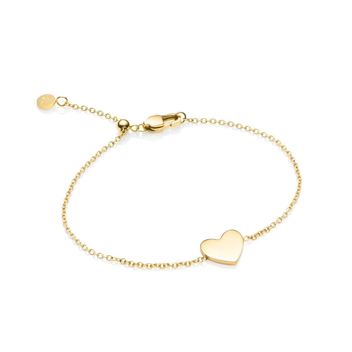 Little Luxe Heart Bracelet (Gold) | Abbott Lyon