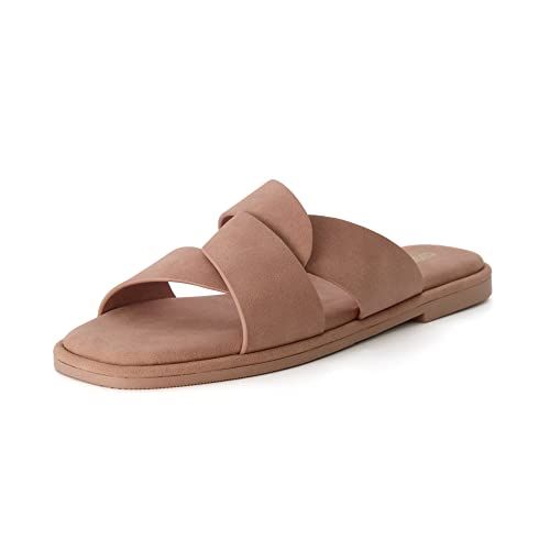 CUSHIONAIRE Women's Tribune slide sandal +Memory Foam, Wide Widths Available | Amazon (US)