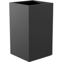 Darwin Tall Corner Planter - 24" x 24" x 42" - Charcoal (Matte) | Jay Scotts | Plant Addicts