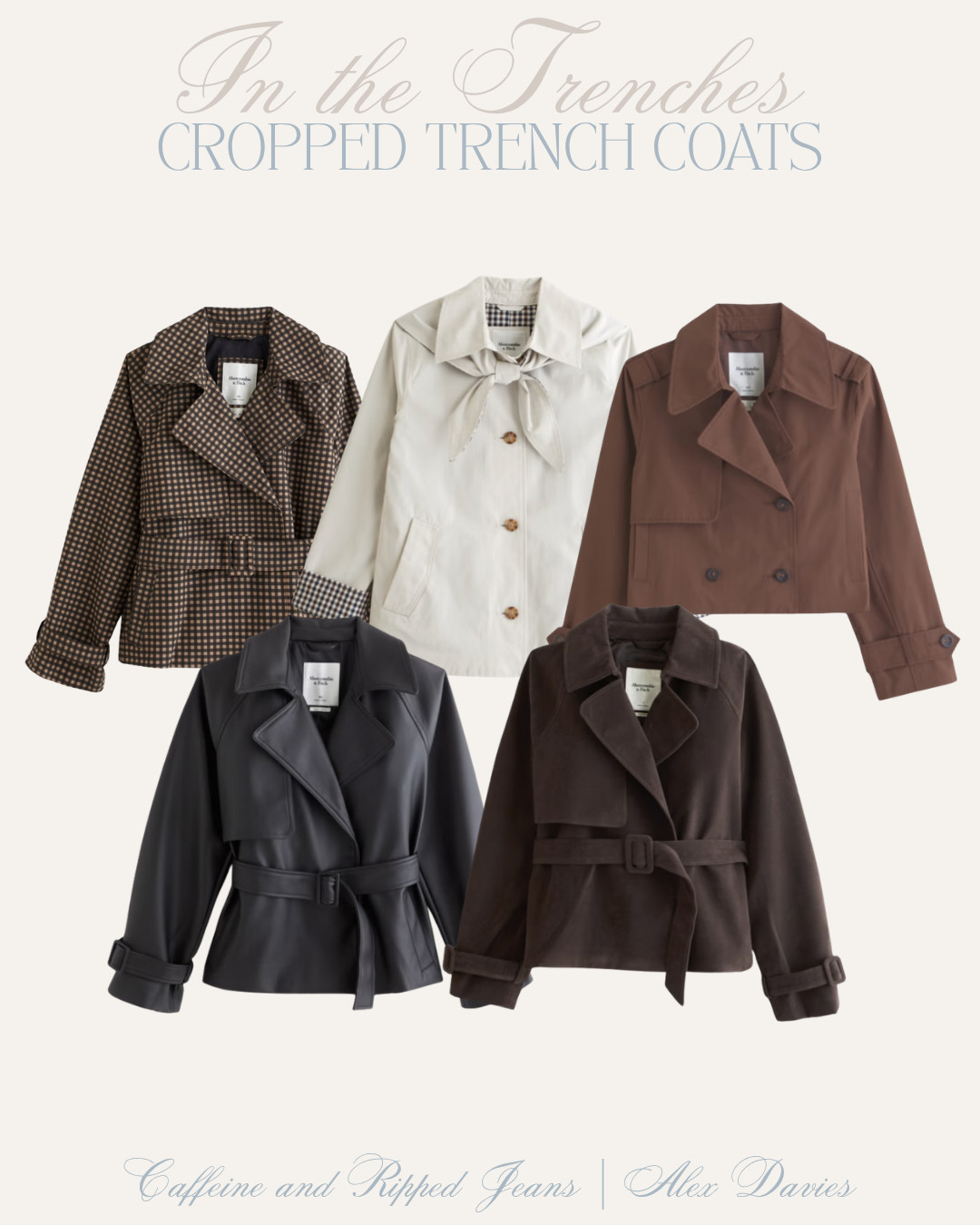 // trench coat jackets // cropped trench coats // short trench coats // leather trench coat with belt // cute trench coats // 

 #LTKootd #LTKSeasonal #LTKTravel