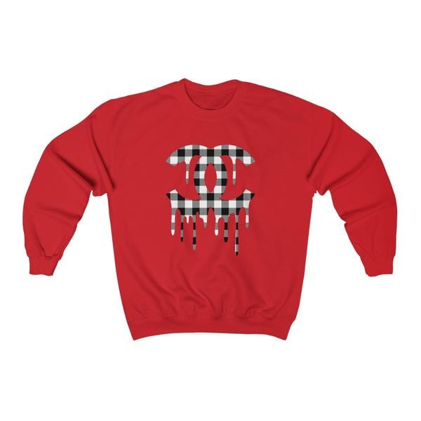 Buffalo Check Double C Unisex Sweatshirt | Always Stylish Mama