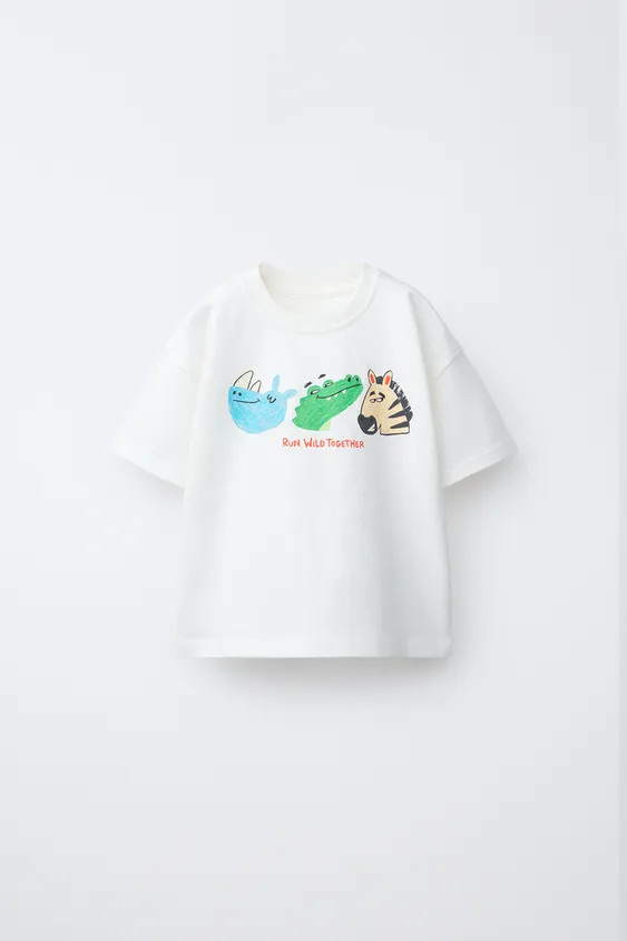 ANIMAL PRINT T-SHIRT | Zara US