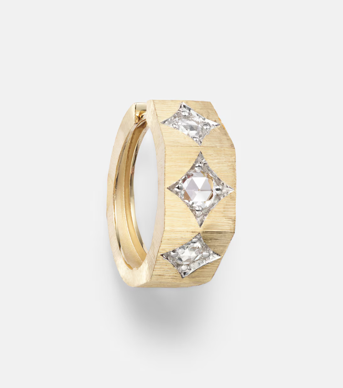 Ecrou 18kt gold single hoop earring | Mytheresa (INTL)