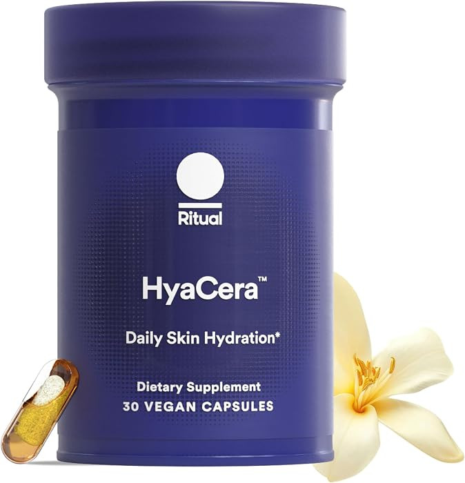 Ritual HyaCera Hyaluronic Acid Skin Supplement - 30 Capsules - 30 Servings | Amazon (US)
