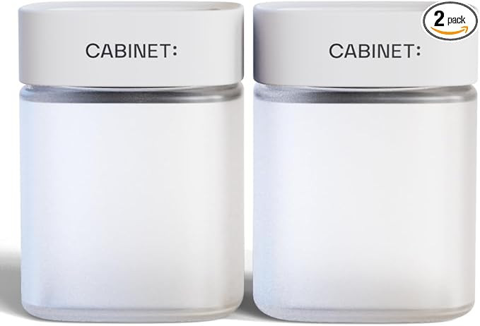 Cabinet: 2 Empty Large Bottles (White RX Caps) | Amazon (US)