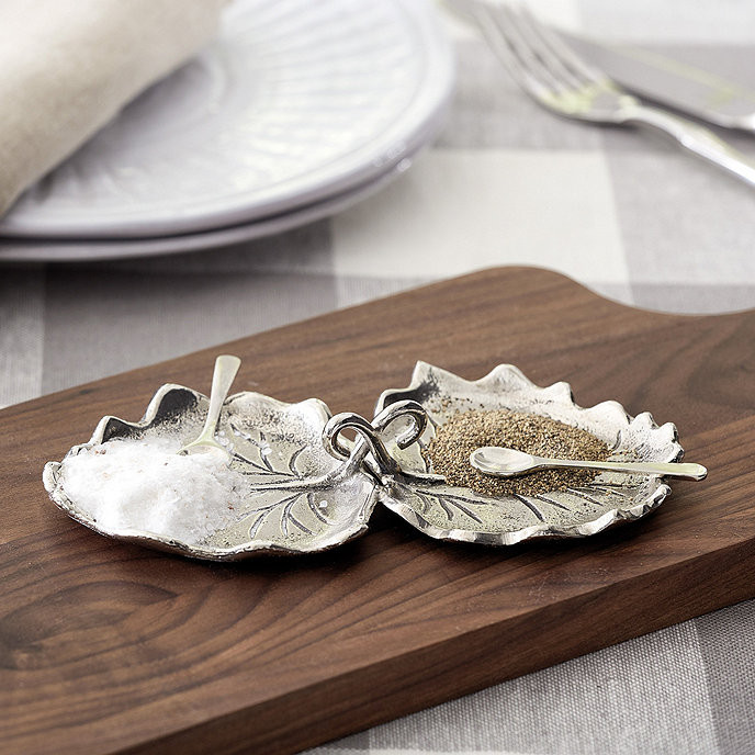 Bunny Williams Salt and Pepper Cellar With Spoons | Ballard Designs, Inc.