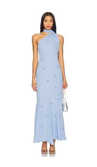 Ari Maxi Dress in Misty Blue | Revolve Clothing (Global)