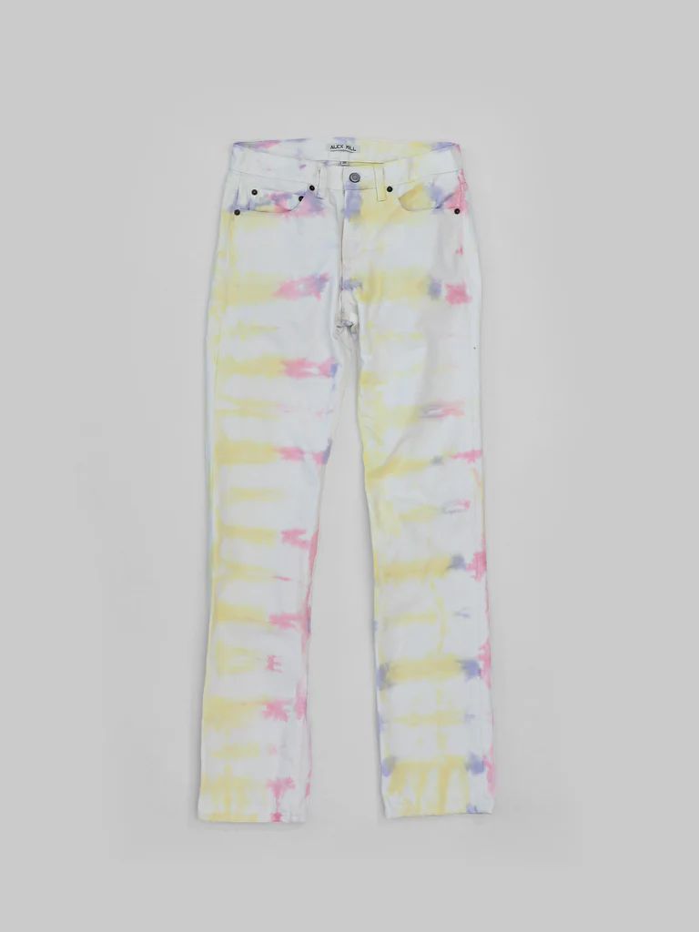 The Hand-Dyed Project: Tie Dyed White Jean | Alex Mill