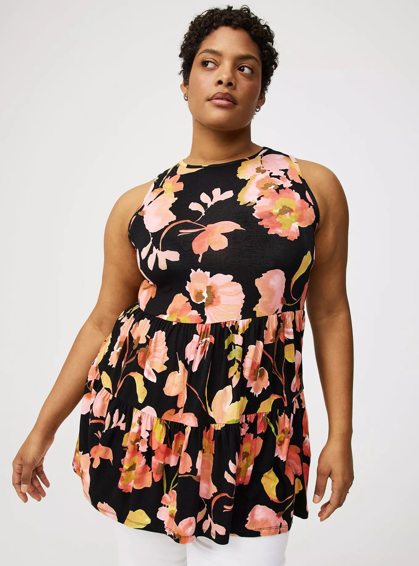 Tiered Babydoll Tank | Torrid (US & Canada)