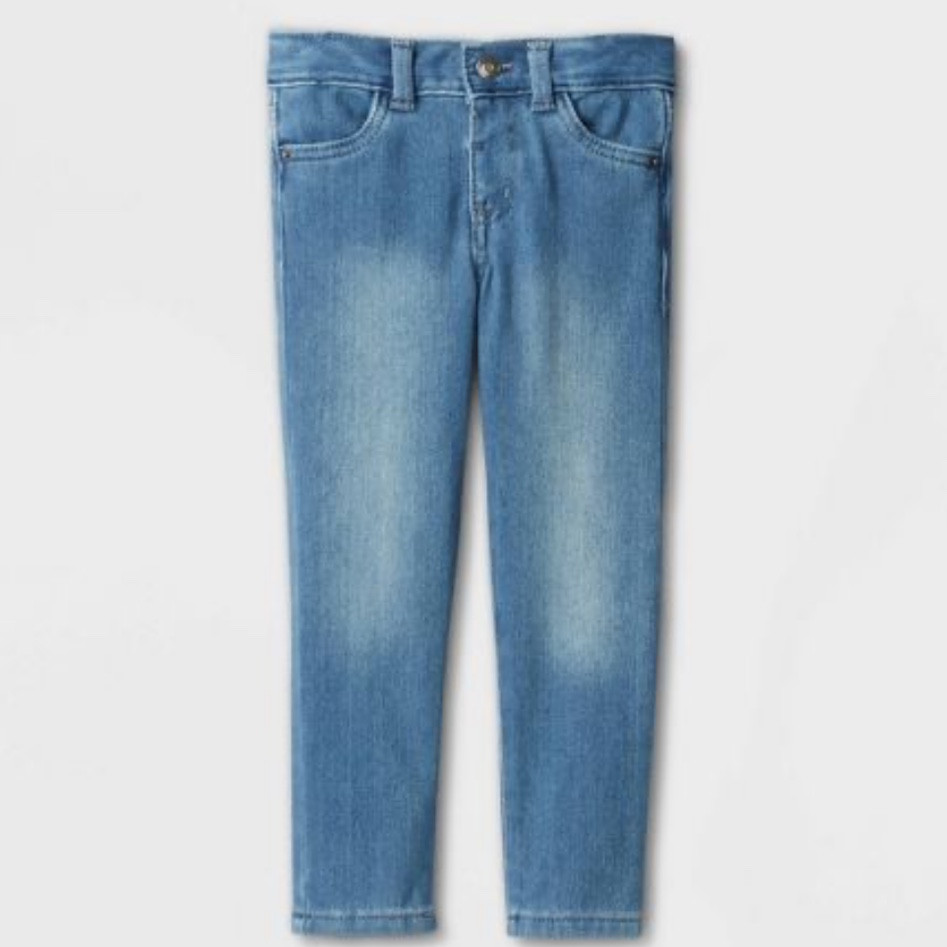 Medium Blue Toddler Jeggings