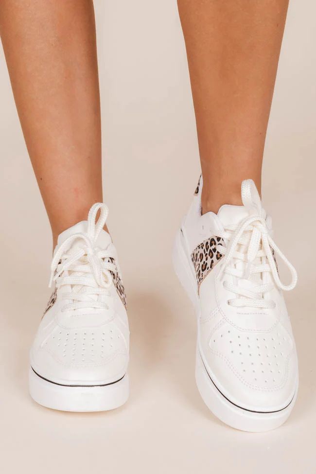 Edie Leopard and White Sneakers | Pink Lily