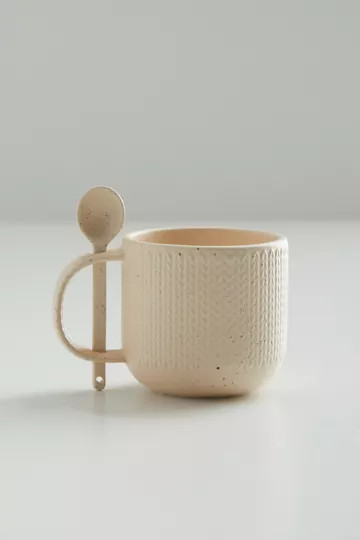 United By Blue Stoneware Spoon & Mug Set | Urban Outfitters (US and RoW)