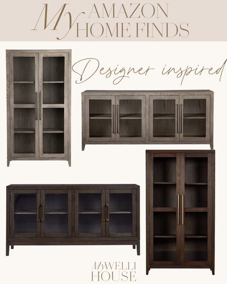 Designer inspired display cabinets from Amazon home  

#LTKhome #LTKsalealert #LTKFind