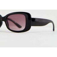 Black Rectangle Frame Sunglasses New Look | New Look (UK)