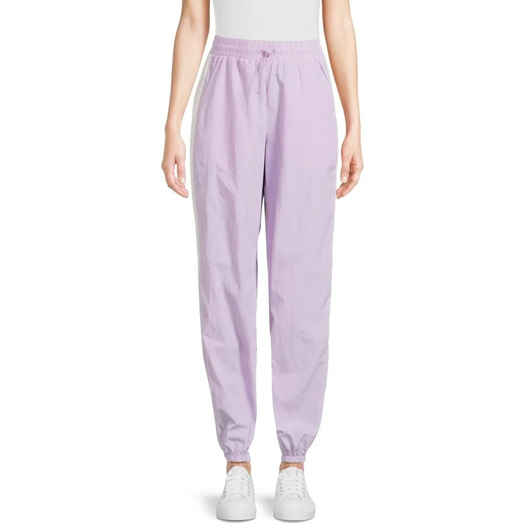No Boundaries Juniors Nylon Track Pants, 31" Inseam | Walmart (US)