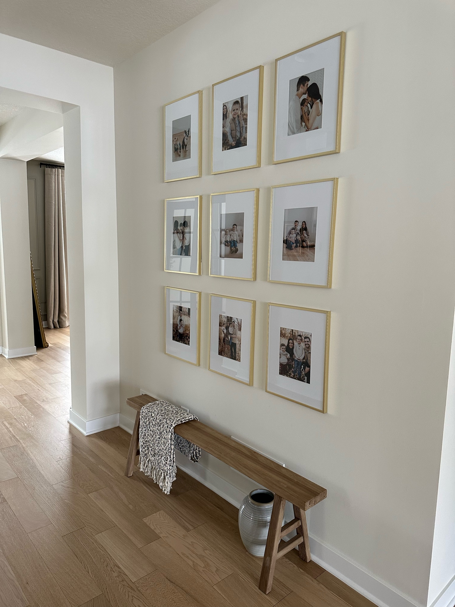 Family gallery wall 
Skinny bench 

Exact bench from Zara 

#LTKstyletip #LTKhome #LTKFind