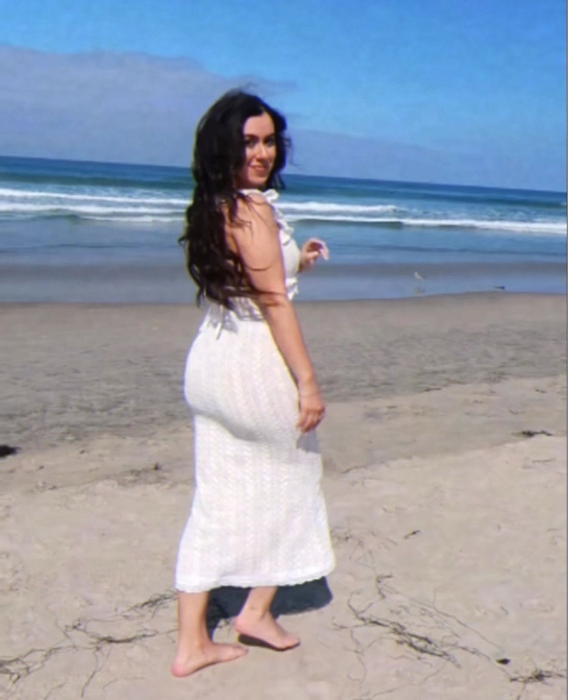 Pregnancy announcement affordable dress 🤍 

#LTKFindsUnder50 #LTKStyleTip #LTKBump