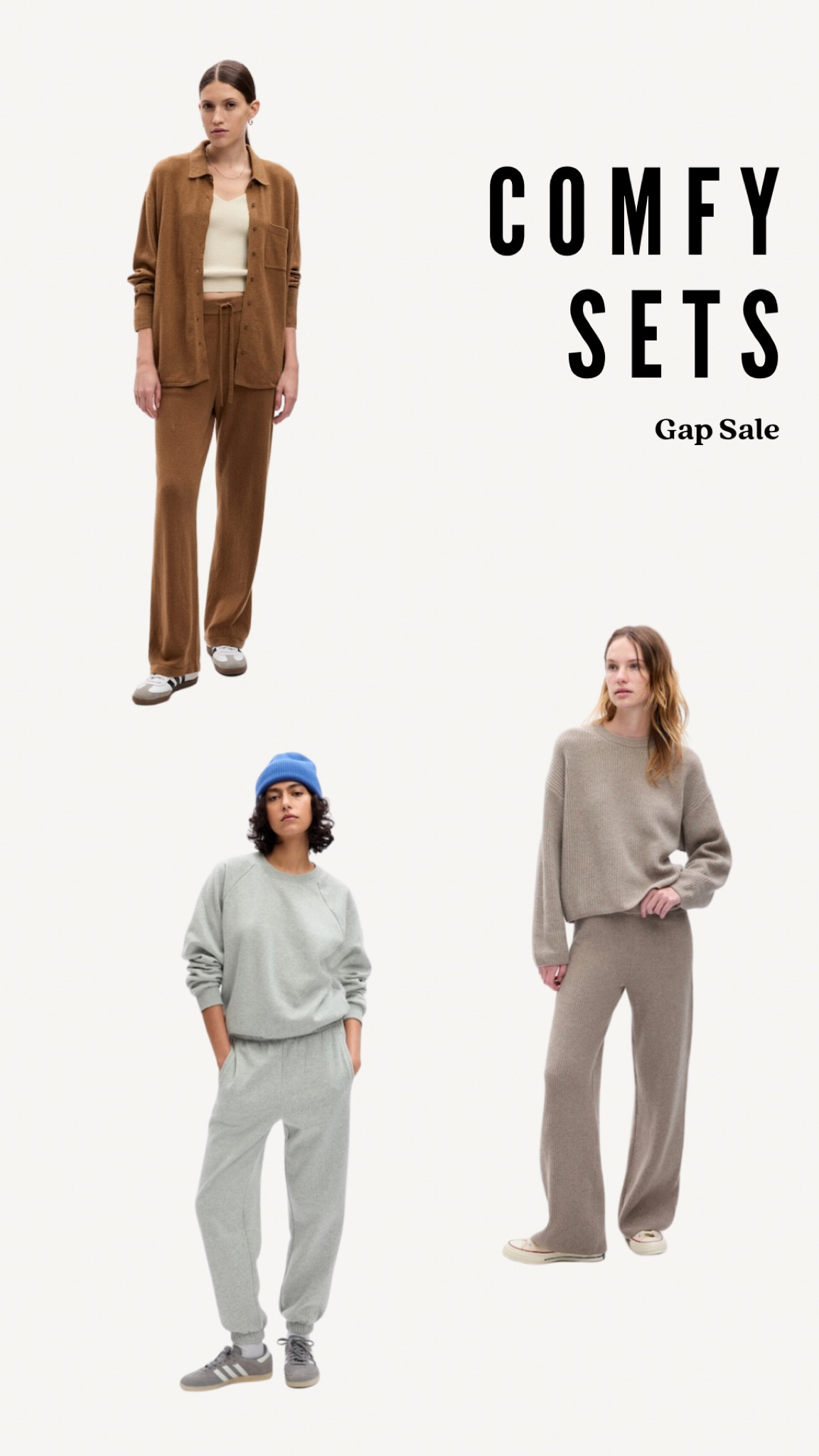 Planning to travel this holiday ? 

Shop gap sale on their website or app! These comfy sets come in so many cute colors. I’m going to order all 3 and see which ones look best for larger chests 

Mid size friendly fashion 

#LTKsalealert #LTKHoliday #LTKmidsize