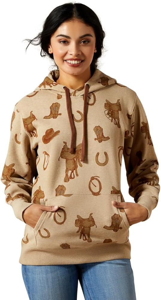 ARIAT Women's Ariat Logo 2.0 Printed Hoodie | Amazon (US)